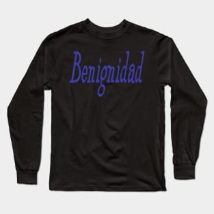 Purple Benignidad Long Sleeve T-Shirt